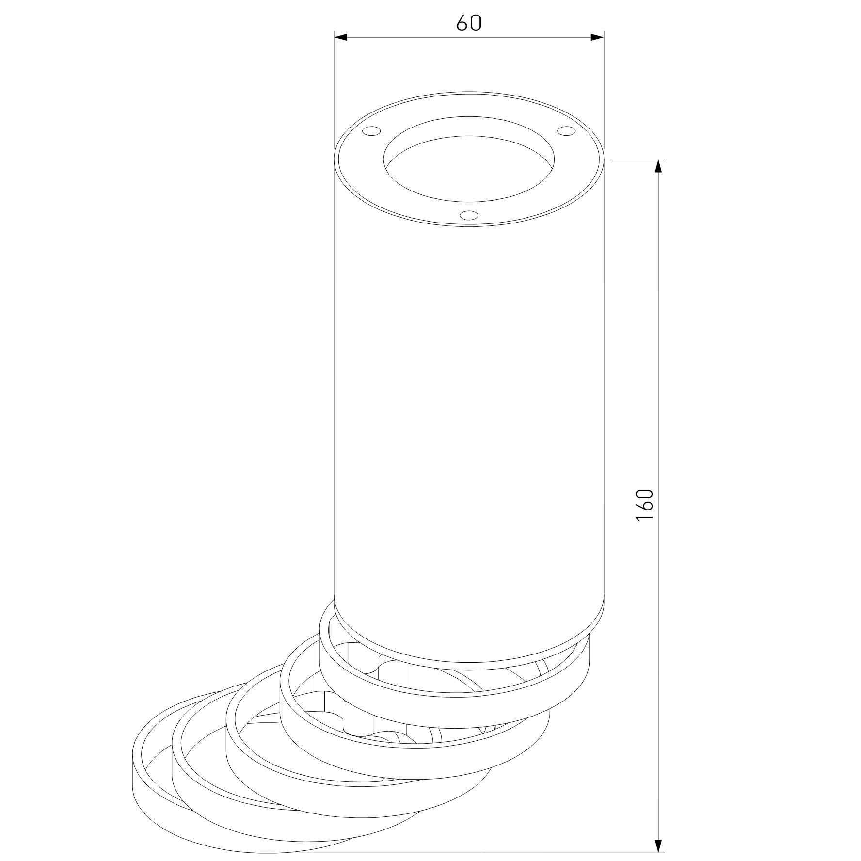 Накладной светильник Elektrostandard DLN102 GU10 белый