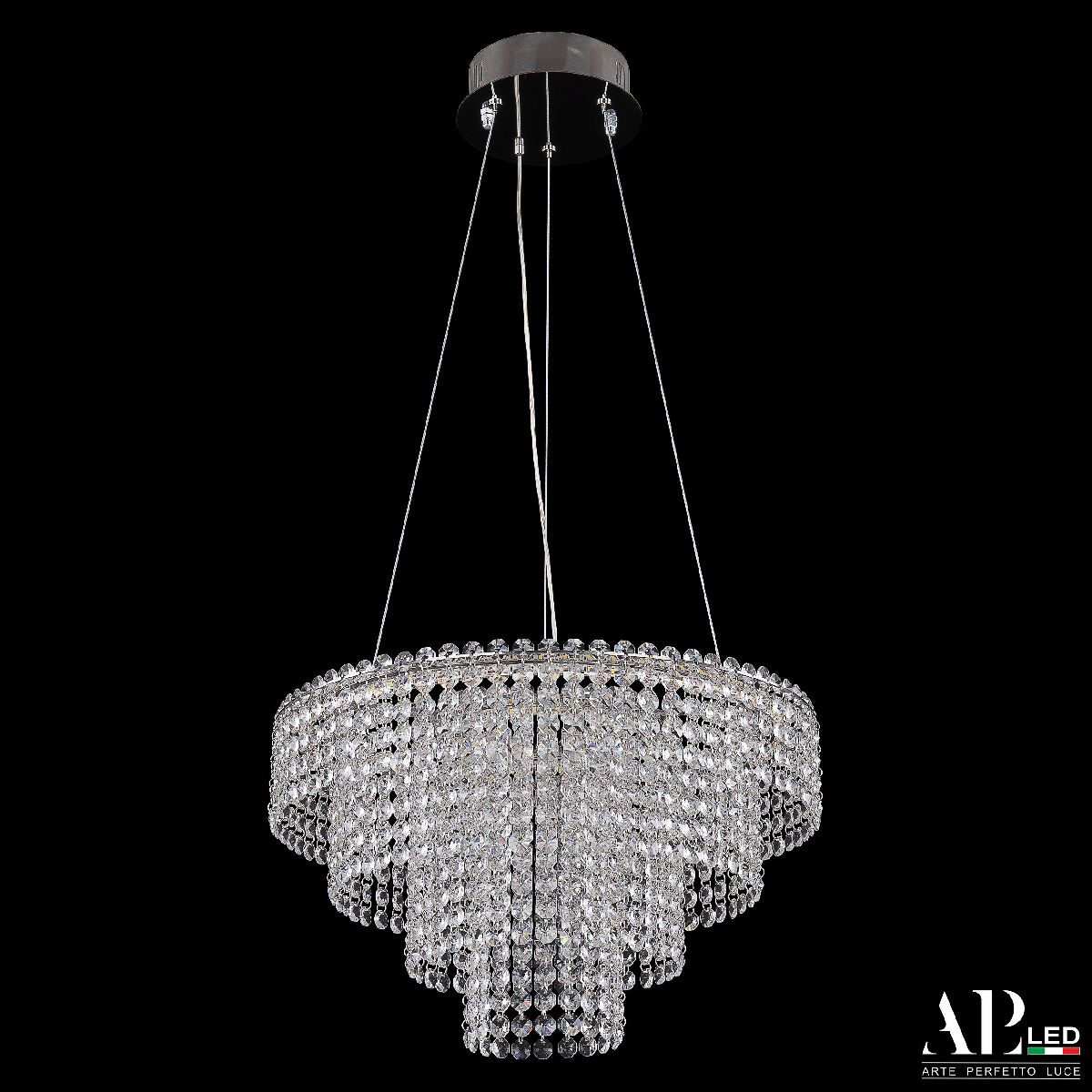 Каскадная люстра Arte Perfetto Luce Sicilia SH13.40.C.Ni.4000