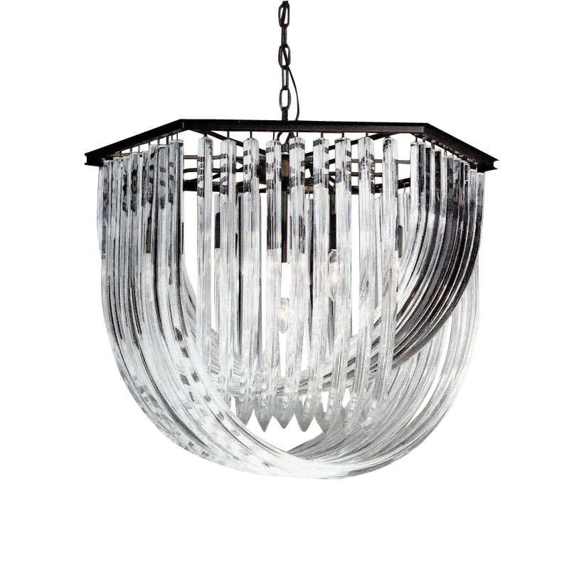 Подвесной светильник Delight Collection Murano Glass KR0116P-7L black