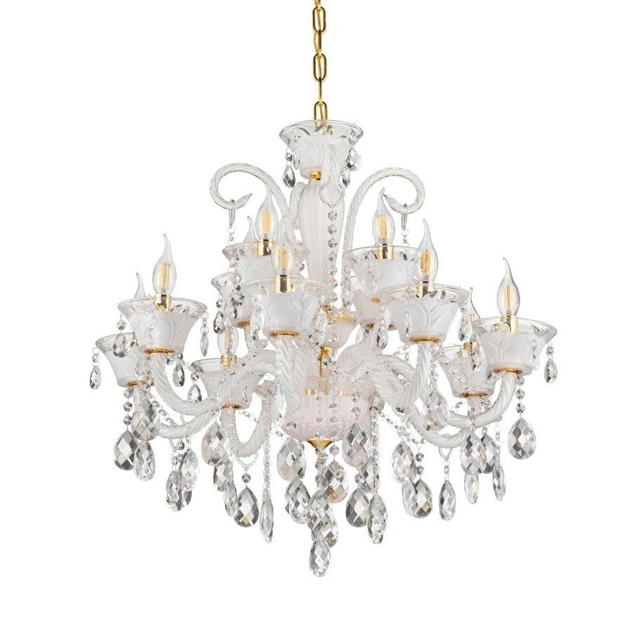 Подвесная люстра Lumina Deco Eliza LDP 7028-8+4 WT