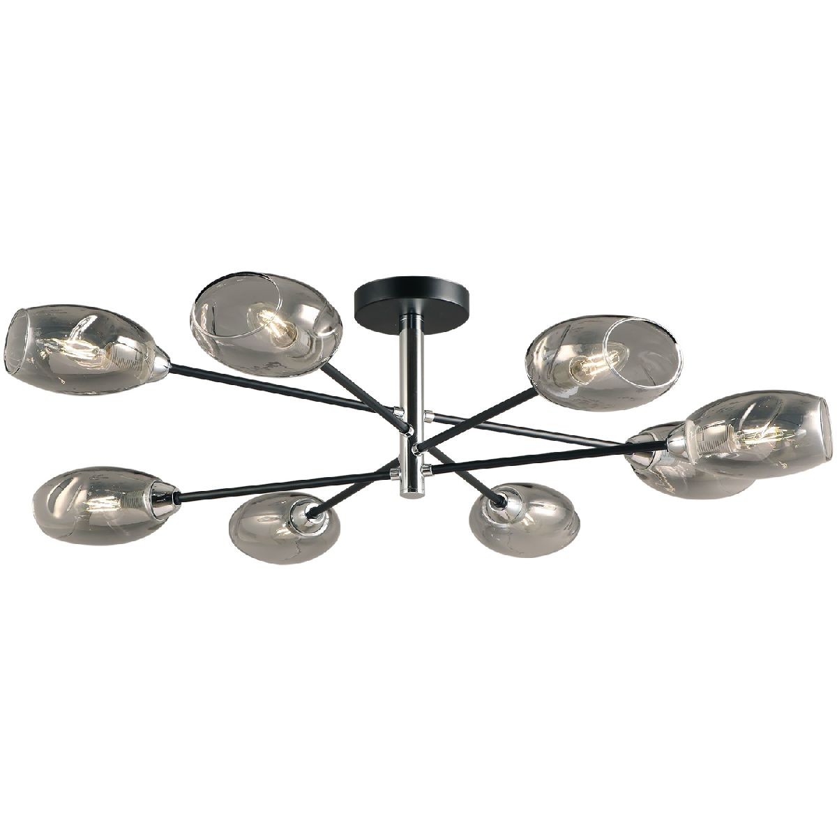 Люстра на штанге Illumico IL5442-8CST-79 CR BK