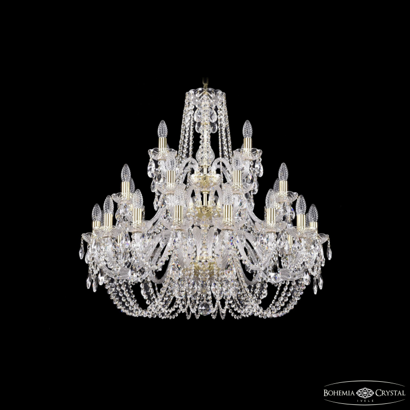 Подвесная люстра Bohemia Ivele Crystal 1402/16+8+4/300/3d G