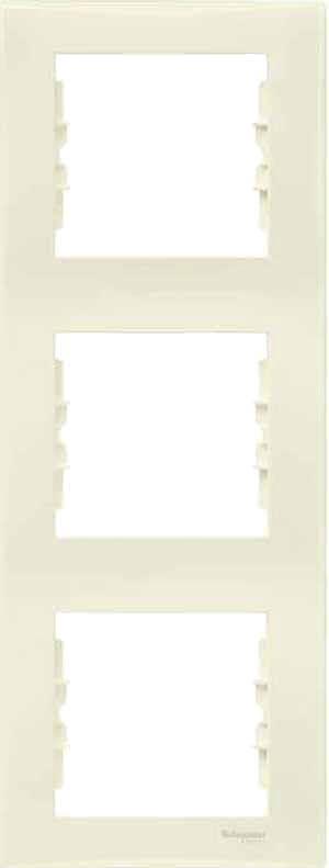 Рамка 3-постовая вертикальная Schneider Electric Sedna SDN5801347