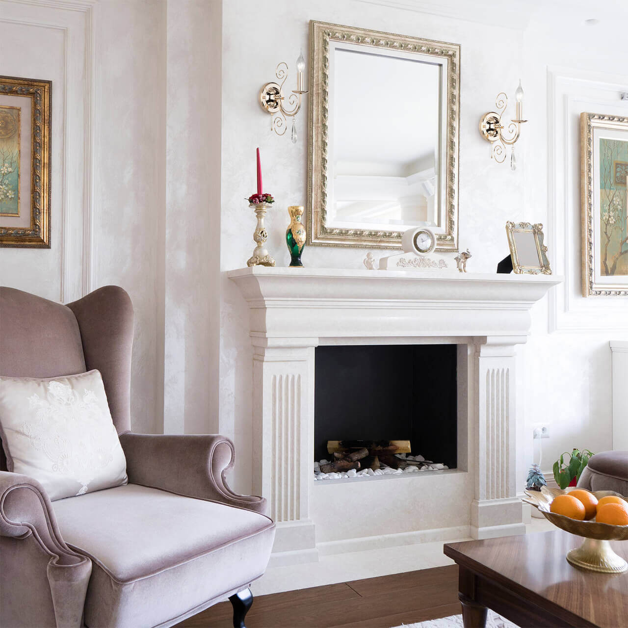 Бра Eurosvet Wispa 10094/1 золото/прозрачный хрусталь Strotskis