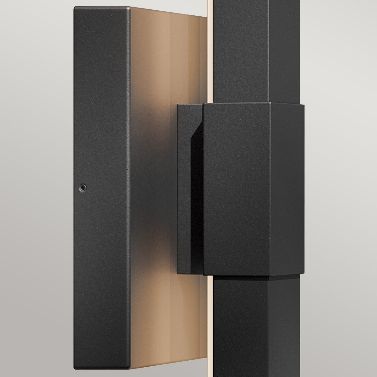 Уличный настенный светильник Kichler KL-NOCAR-L-BK