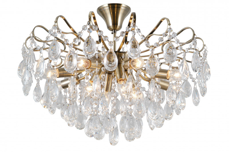 Люстра на штанге Natali Kovaltseva 79013/12C ANTIQUE