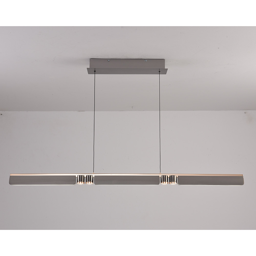 Подвесной светильник iLedex Vision 9309D-1200-2 GR+BK