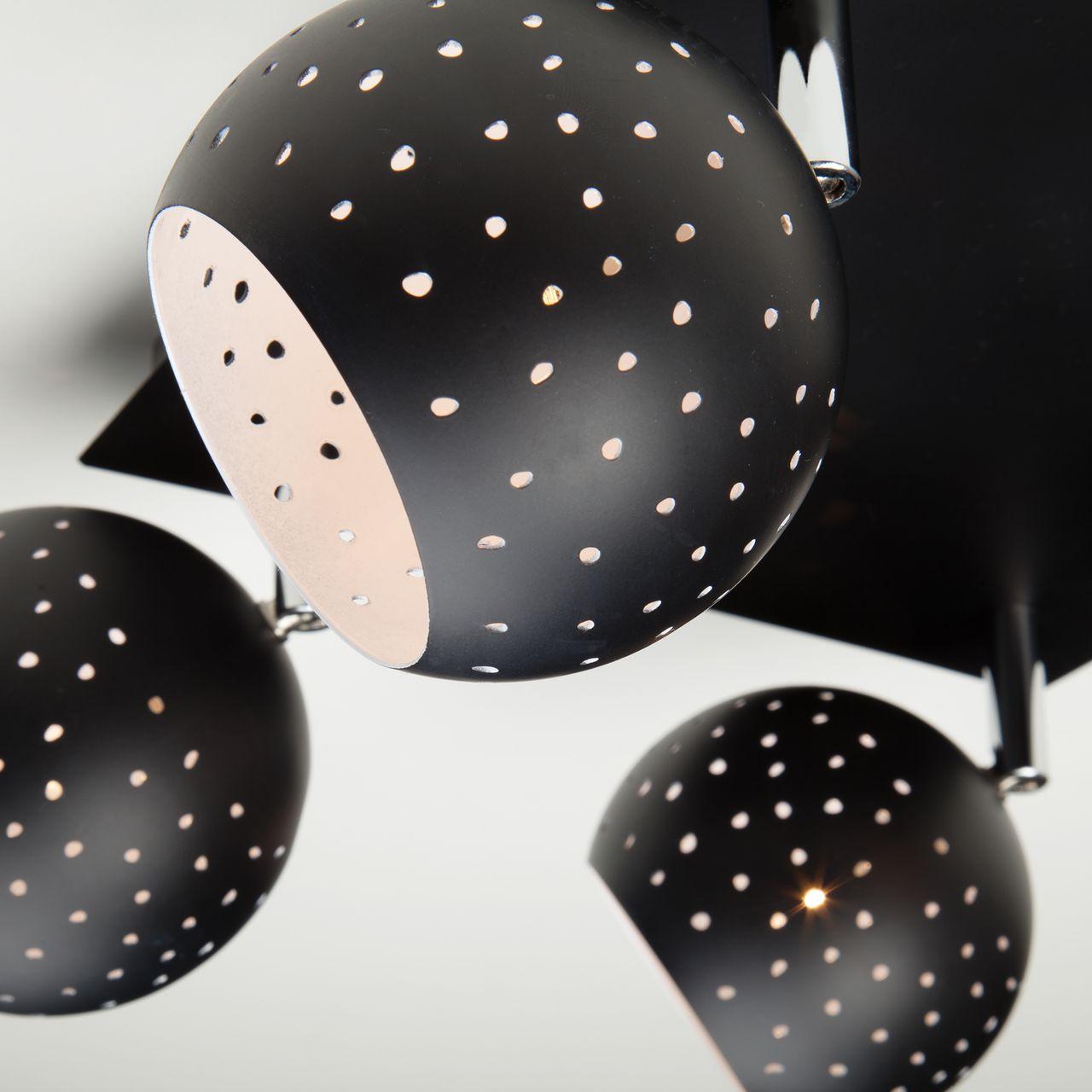 Спот Eurosvet Shadow 20059/4 черный