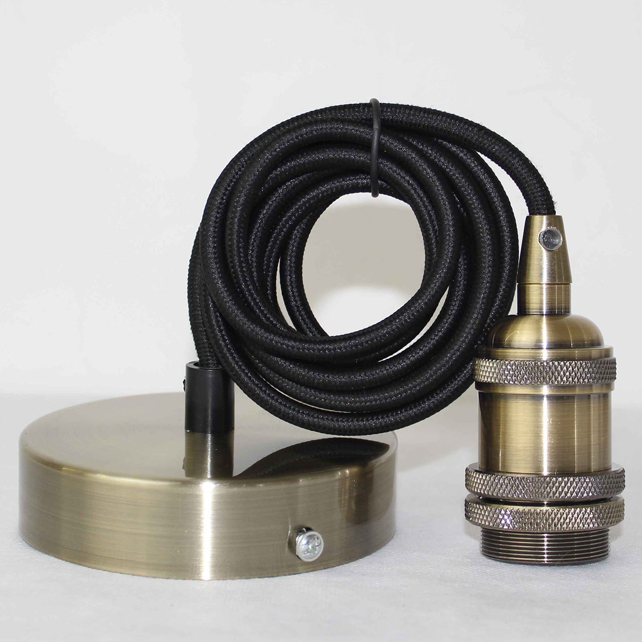 Ретро патрон с подвесом E14 Бронза Sun Lumen 056-731