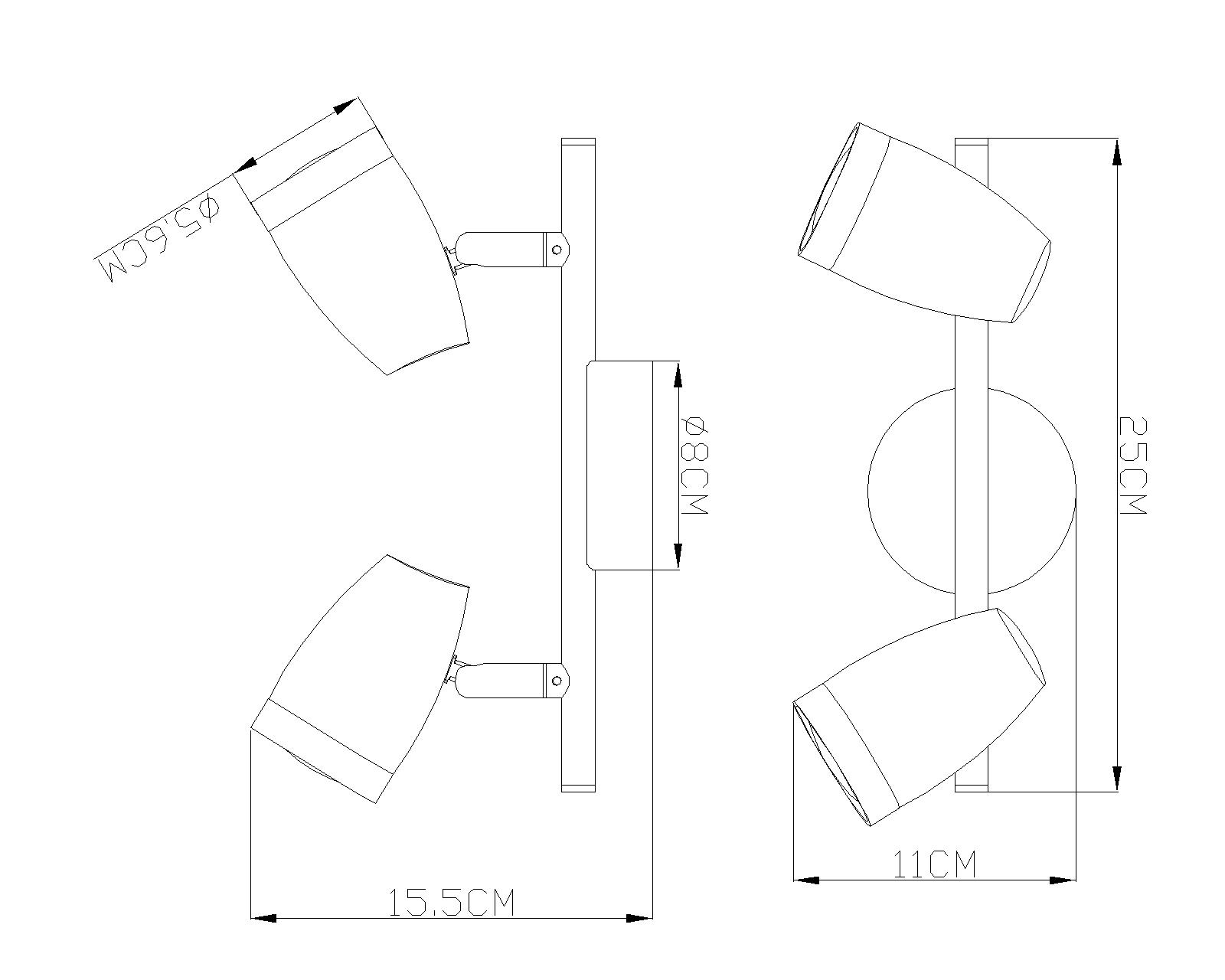 Светодиодный спот Globo Minou 56109-2