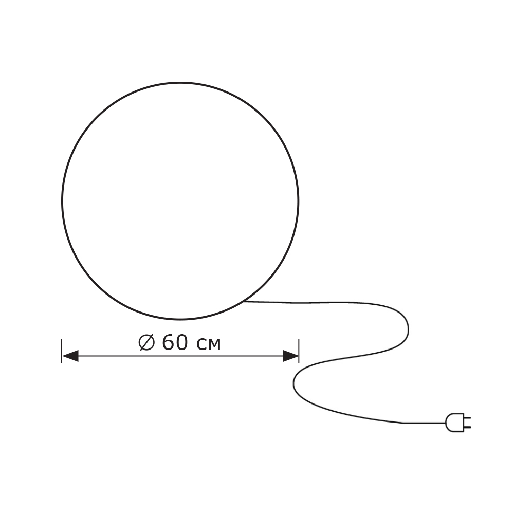 Уличный напольный светильник LightHall Breeze 60 LH042004