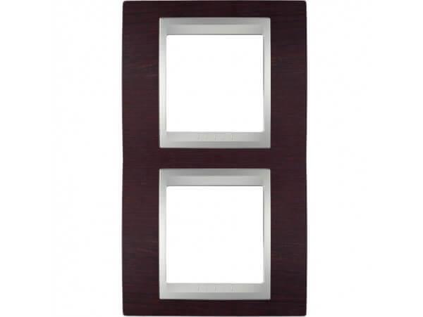 Рамка 2-постовая вертикальная Schneider Electric Unica Top MGU66.004V.0M2