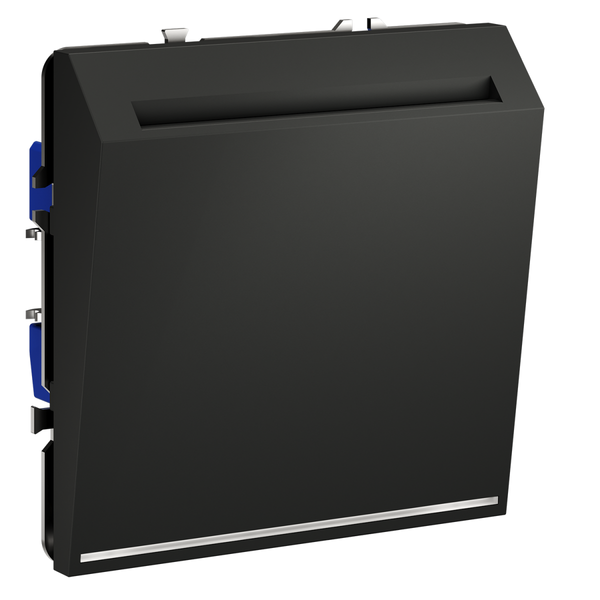 Выключатель встраиваемый Voltum S70 карточный 16А, (графит) VLS010707