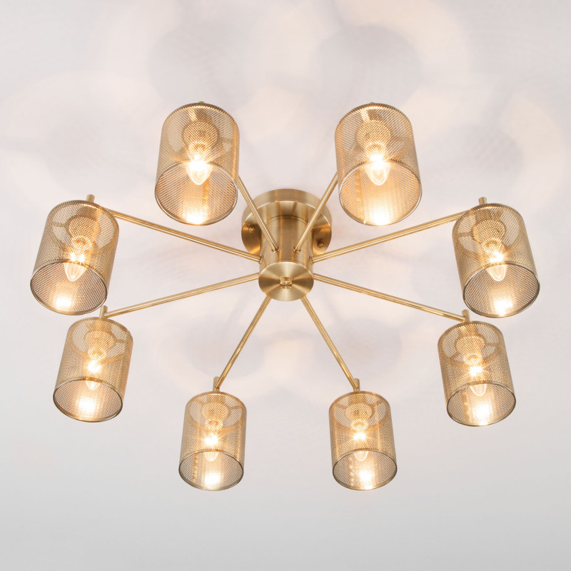 Накладная люстра Eurosvet 70109/8 античная бронза