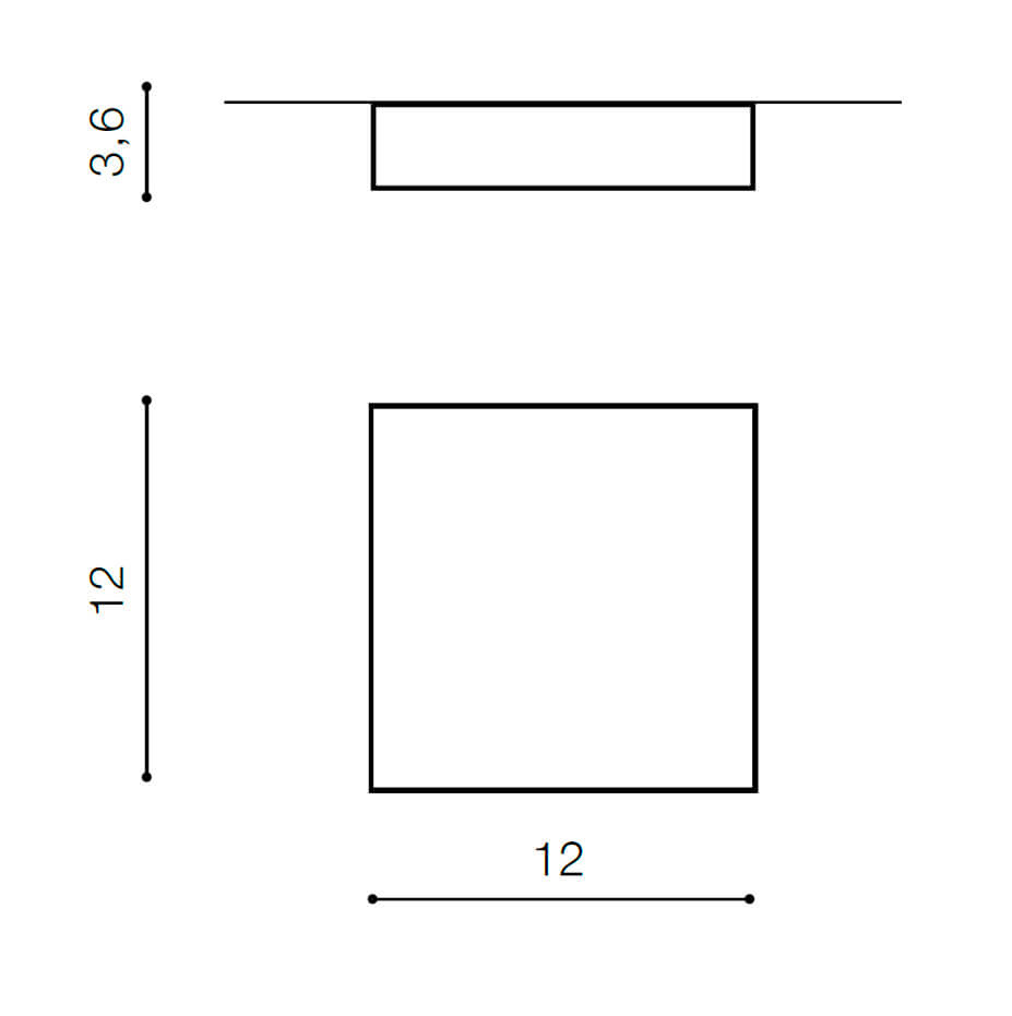Накладной светильник Azzardo Falco 12 4000K AZ2783