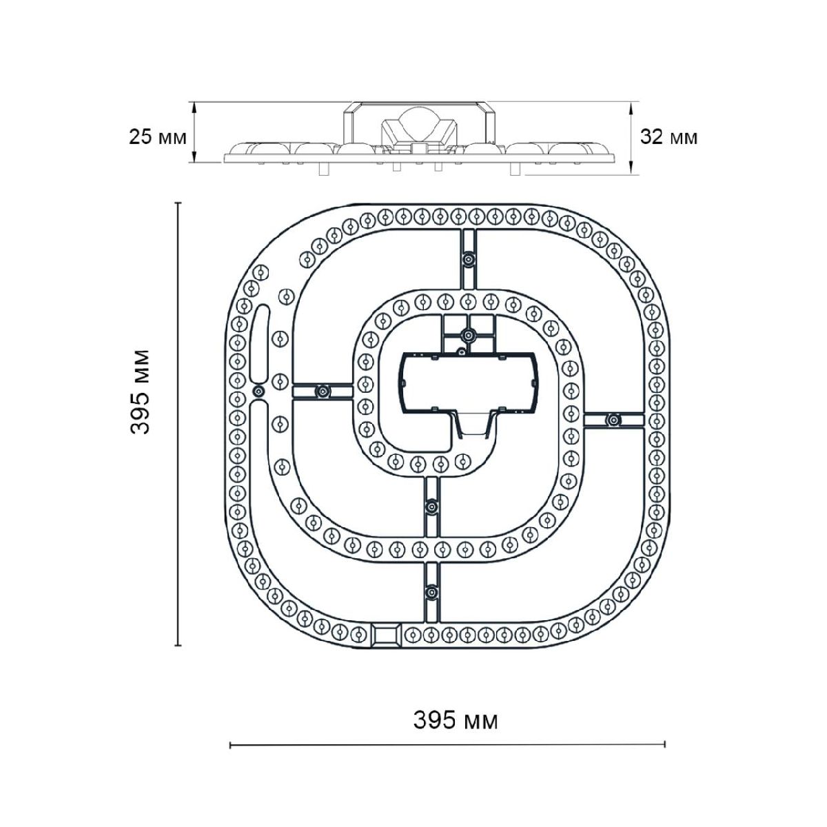 Светодиодный модуль Novotech Klark LED 90W 3000/4200/6300K 357770