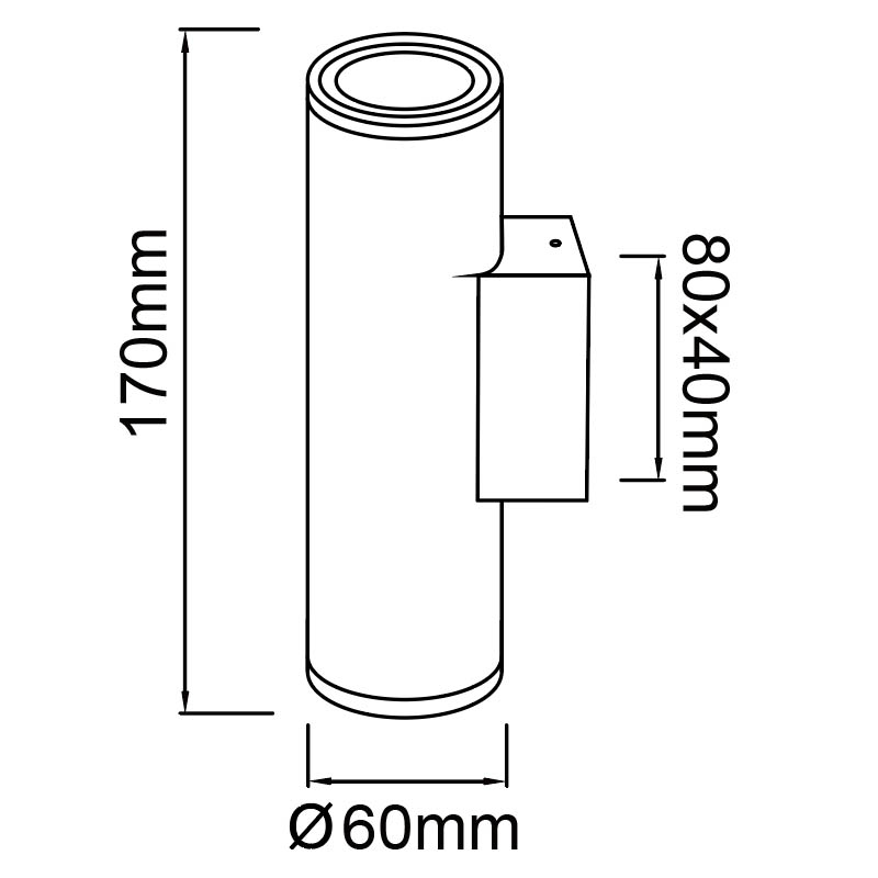 Уличный настенный светильник Mantra Pere 9099