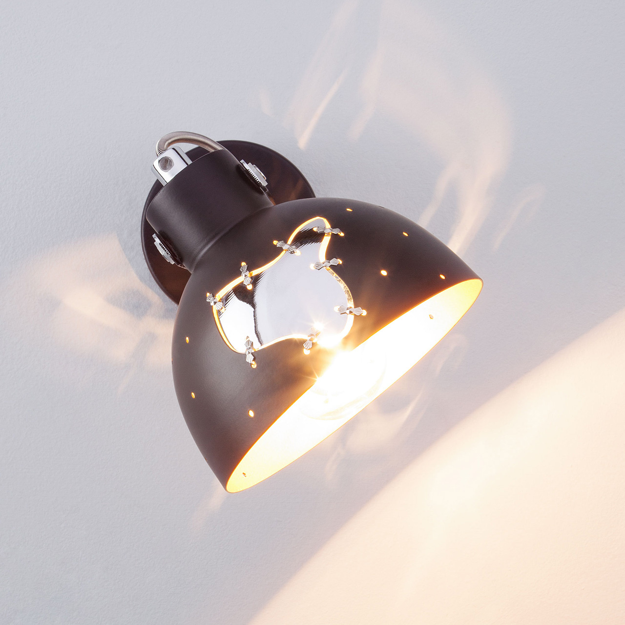 Спот Eurosvet Grunge 20069/1 черный