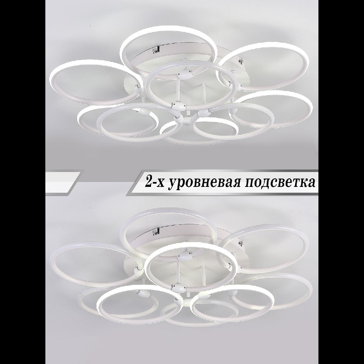 Потолочная люстра Natali Kovaltseva Perfekt I HIGH-TECH LED LAMPS 82044