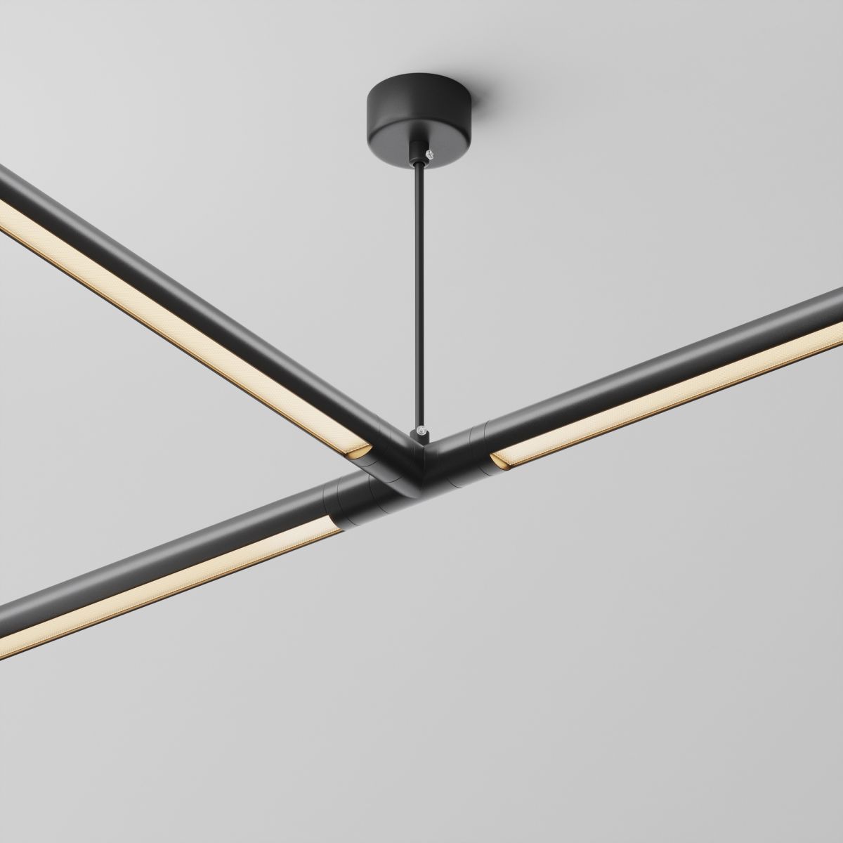 T-образный плоский коннектор с вводом питания Maytoni Shelf CA015TC-P-B