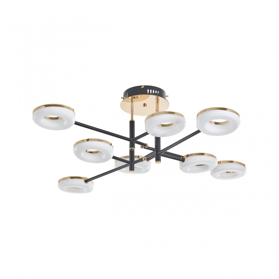 Потолочная светильник Arte Milano Ferrara 272999/8 BK/GD