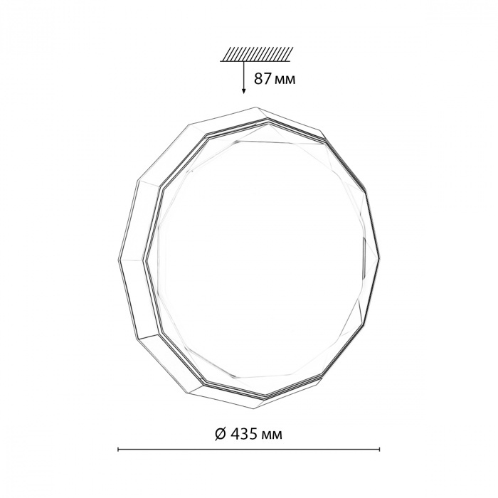 Настенно-потолочный светильник Sonex Color Vaxin 7671/DL