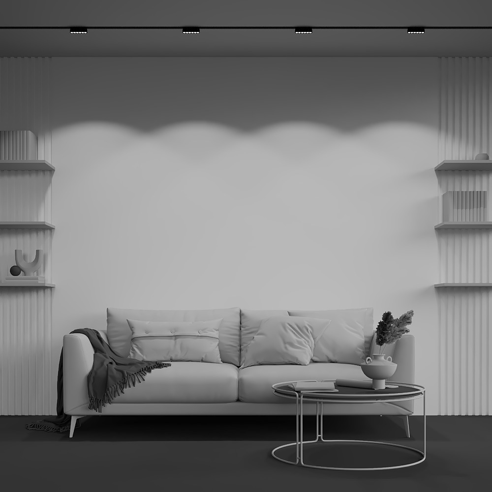 Трековый магнитный светильник Maytoni Points TR082-1-6W4K-M-B