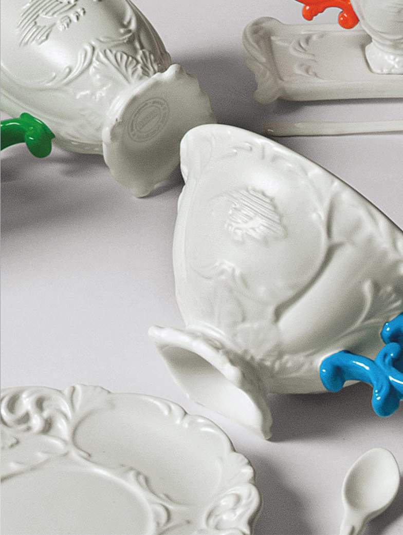 Блюдце с чашкой I-Tea Blue Seletti I-Wares 09858 AZZ