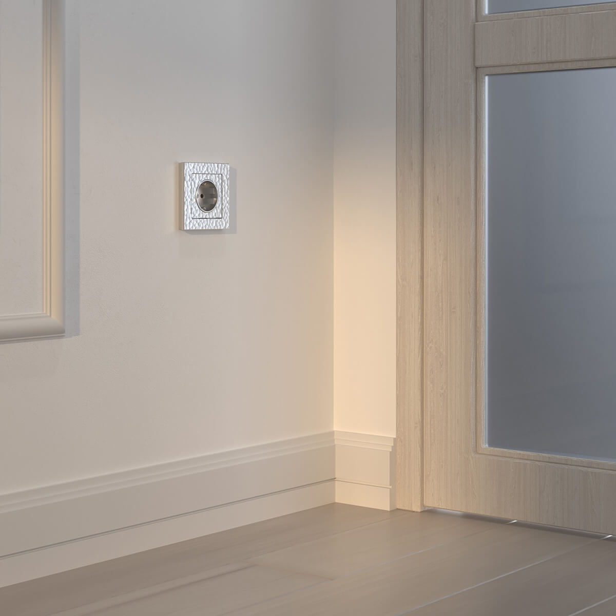 Розетка Werkel Hammer серебряный 4690389162800