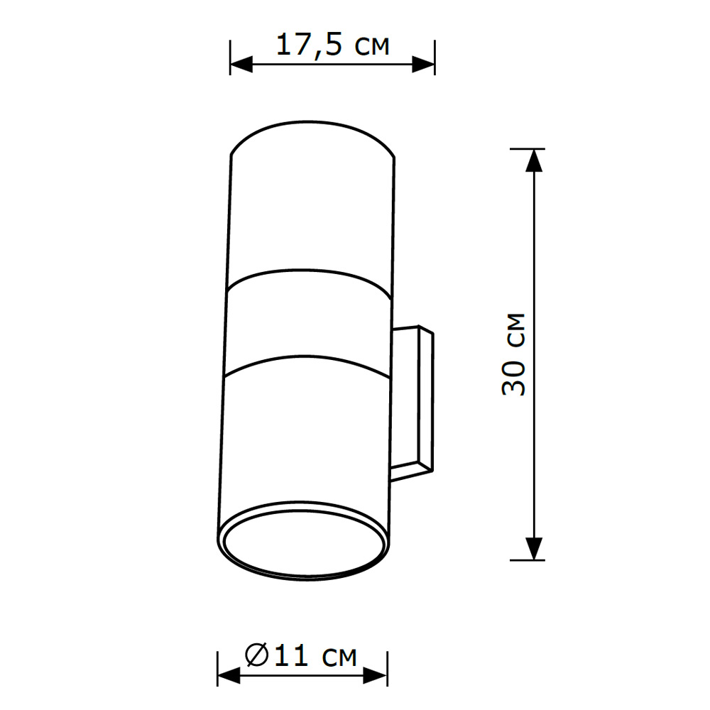 Фасадный светильник LightHall Fog LH062001