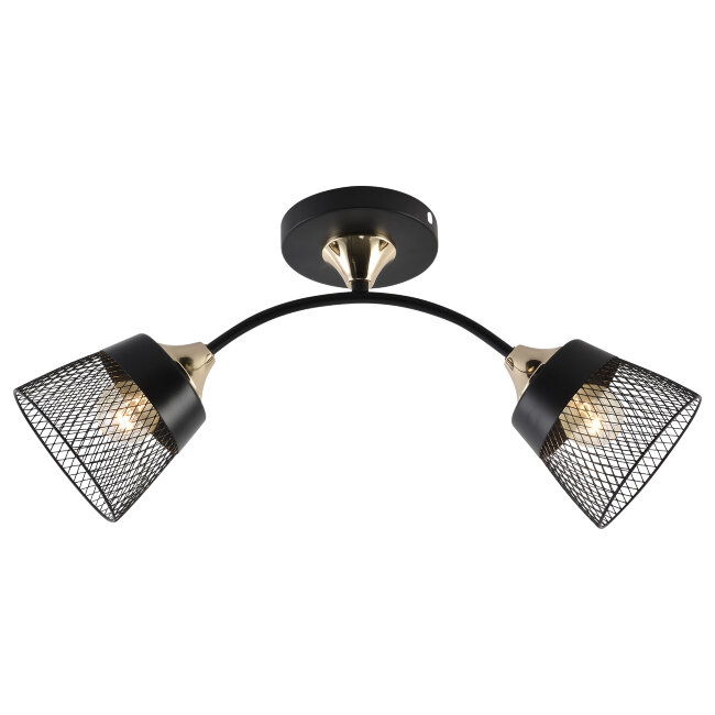 Потолочный светильник Seven Fires Bens SF3381/2C-BK-FGD-BK