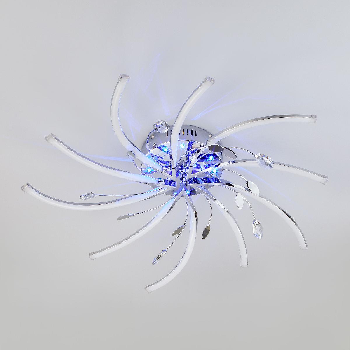 Потолочный светильник Eurosvet Windmill 90125/10 хром