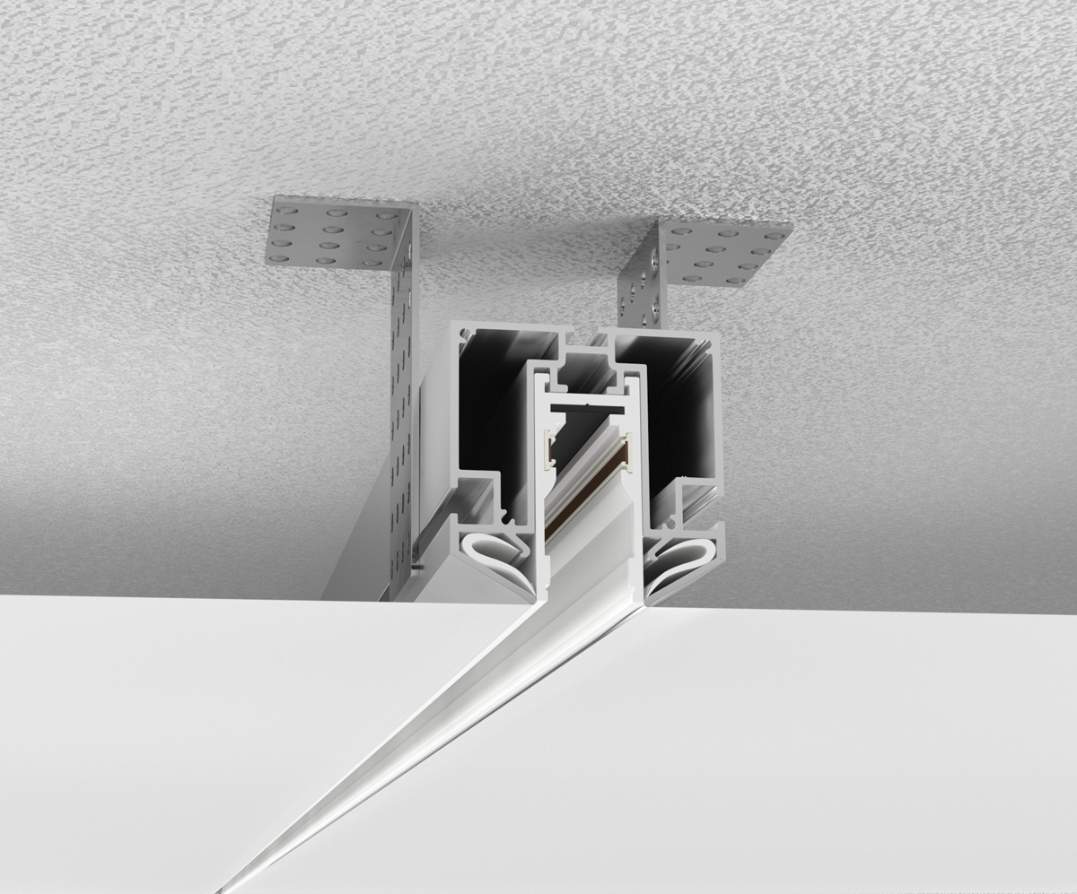 Шинопровод встраиваемый Donolux Slim Line DLS2500InCW