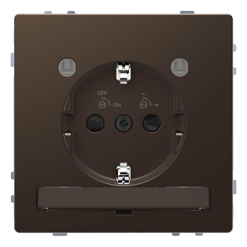 Розетка Schneider Electric Merten D-Life 16A с/з и LED модулем MTN2304-6052