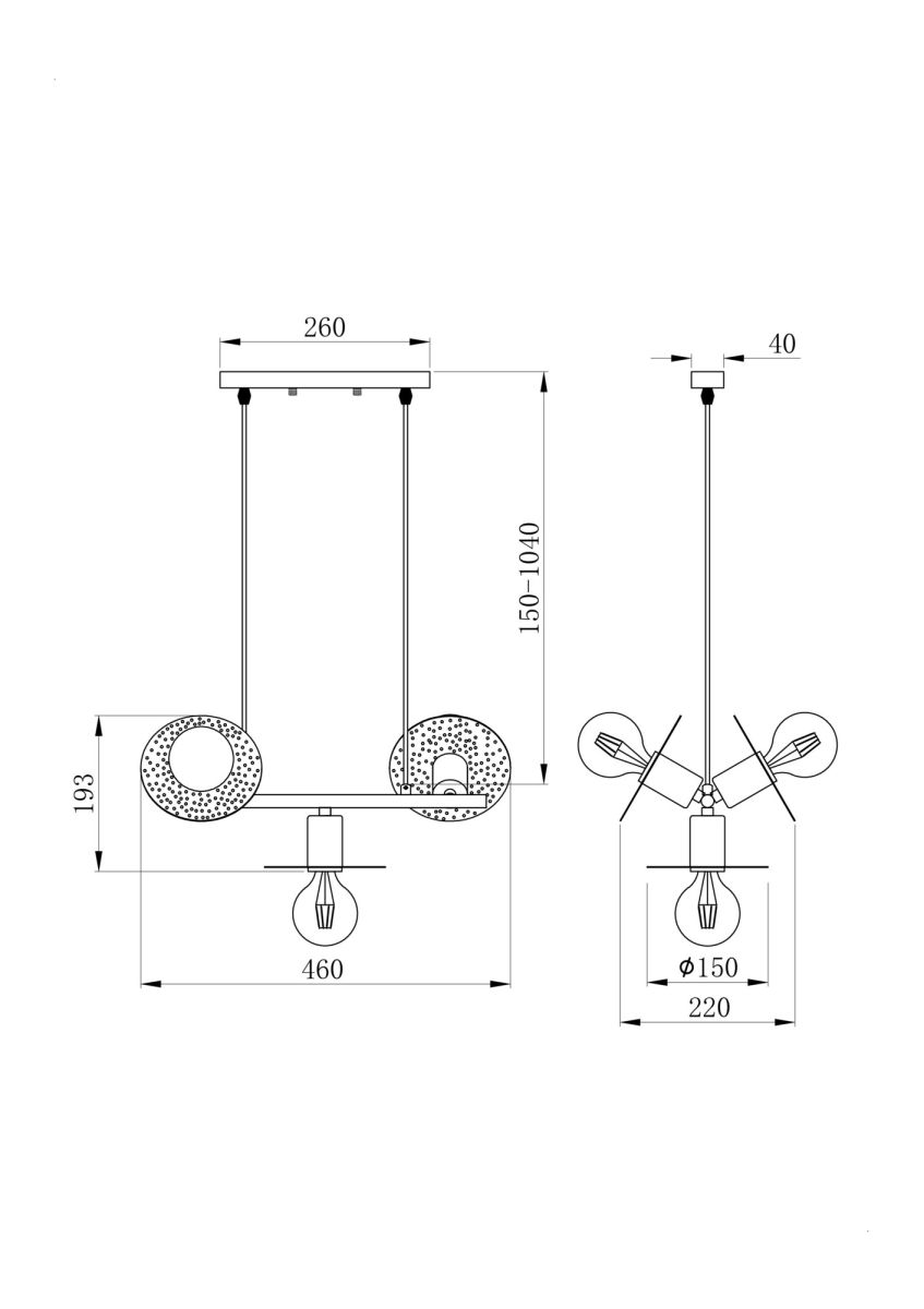 Подвесная люстра Freya Ferro FR4009PL-03GB