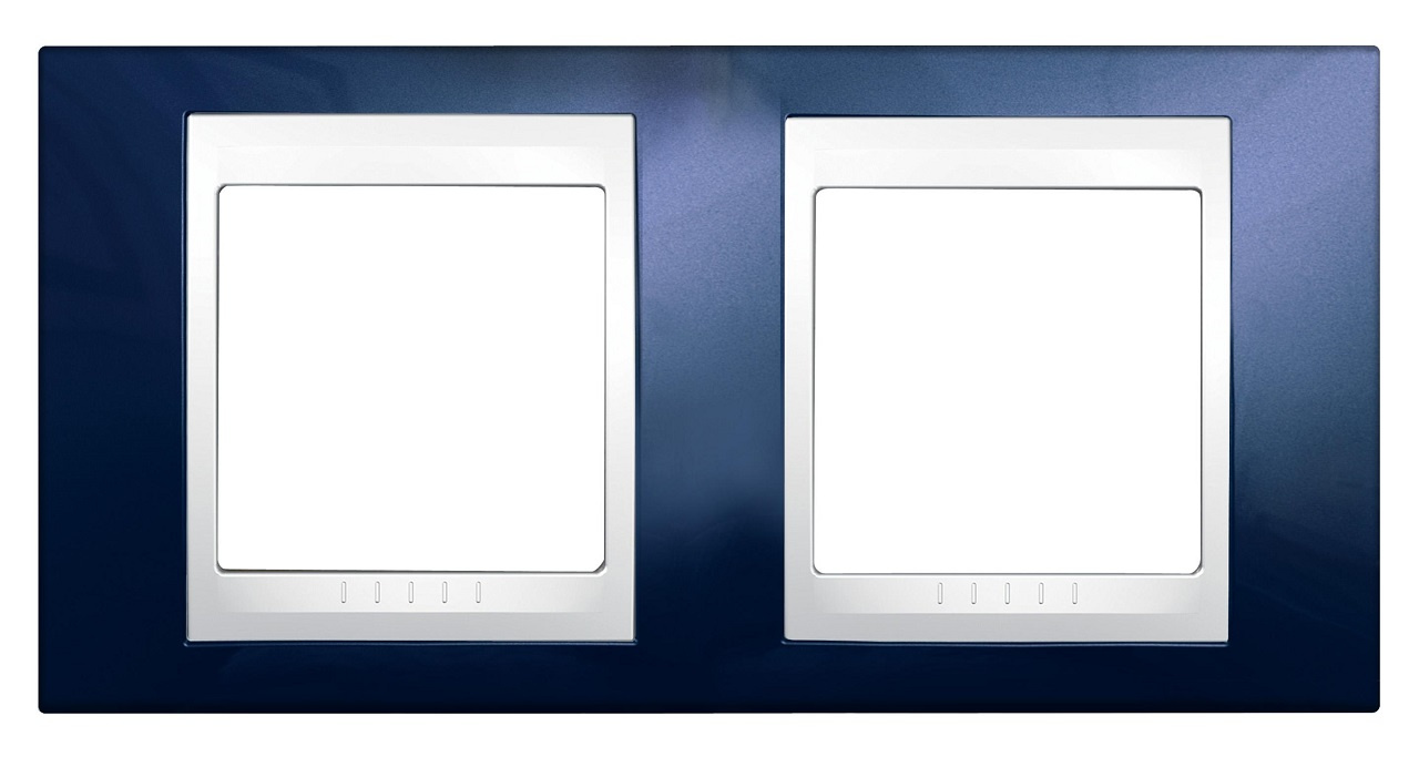 Рамка 2-постовая Schneider Electric Unica Хамелеон MGU6.004.842