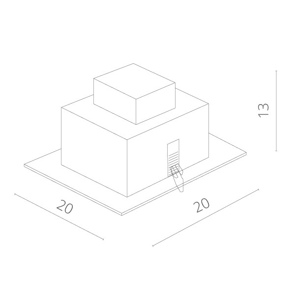 Встраиваемый светильник ARTE Lamp A5935PL-1BK