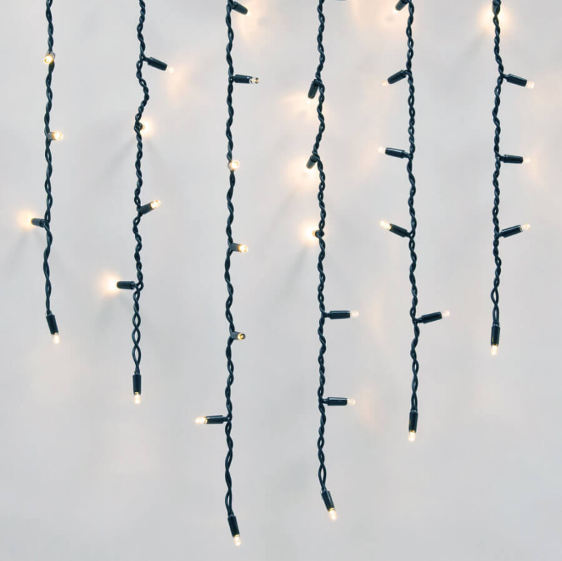 Уличная светодиодная гирлянда Uniel бахрома (UL-00003934) теплый белый ULD-B3010-200/TBK Warm White IP67