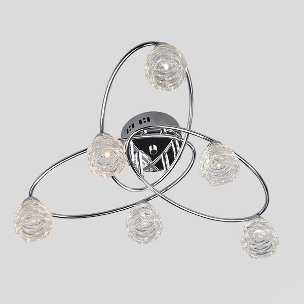 Потолочная люстра Eurosvet 70198/6 хром