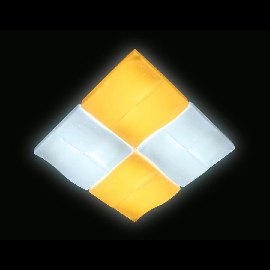 Накладная люстра Ambrella Light Comfort FP2382 WH 128W D500*500