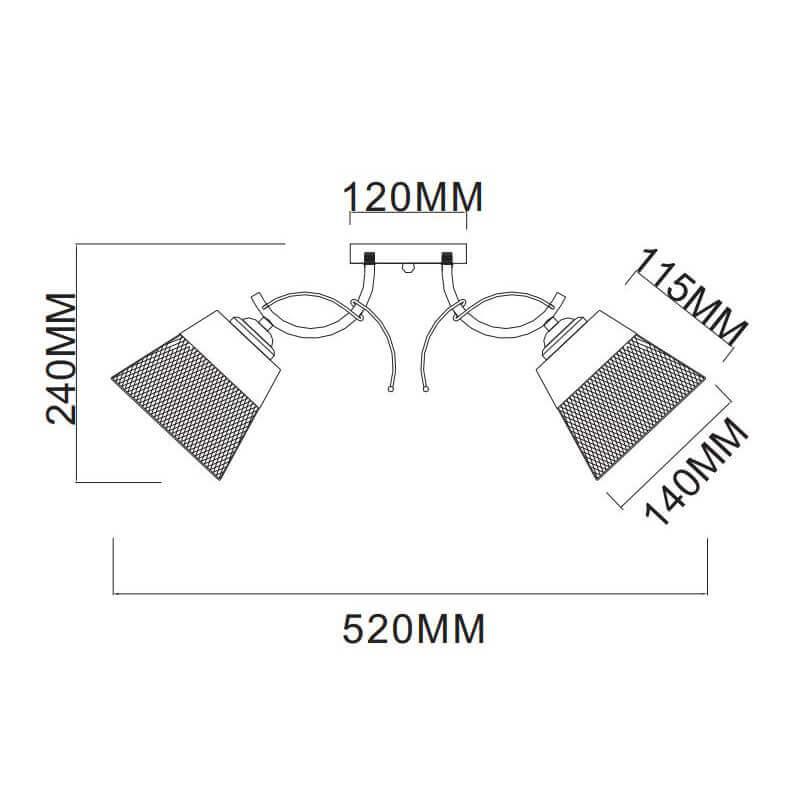 Потолочная люстра Rivoli Helma 9067-303 Б0047520