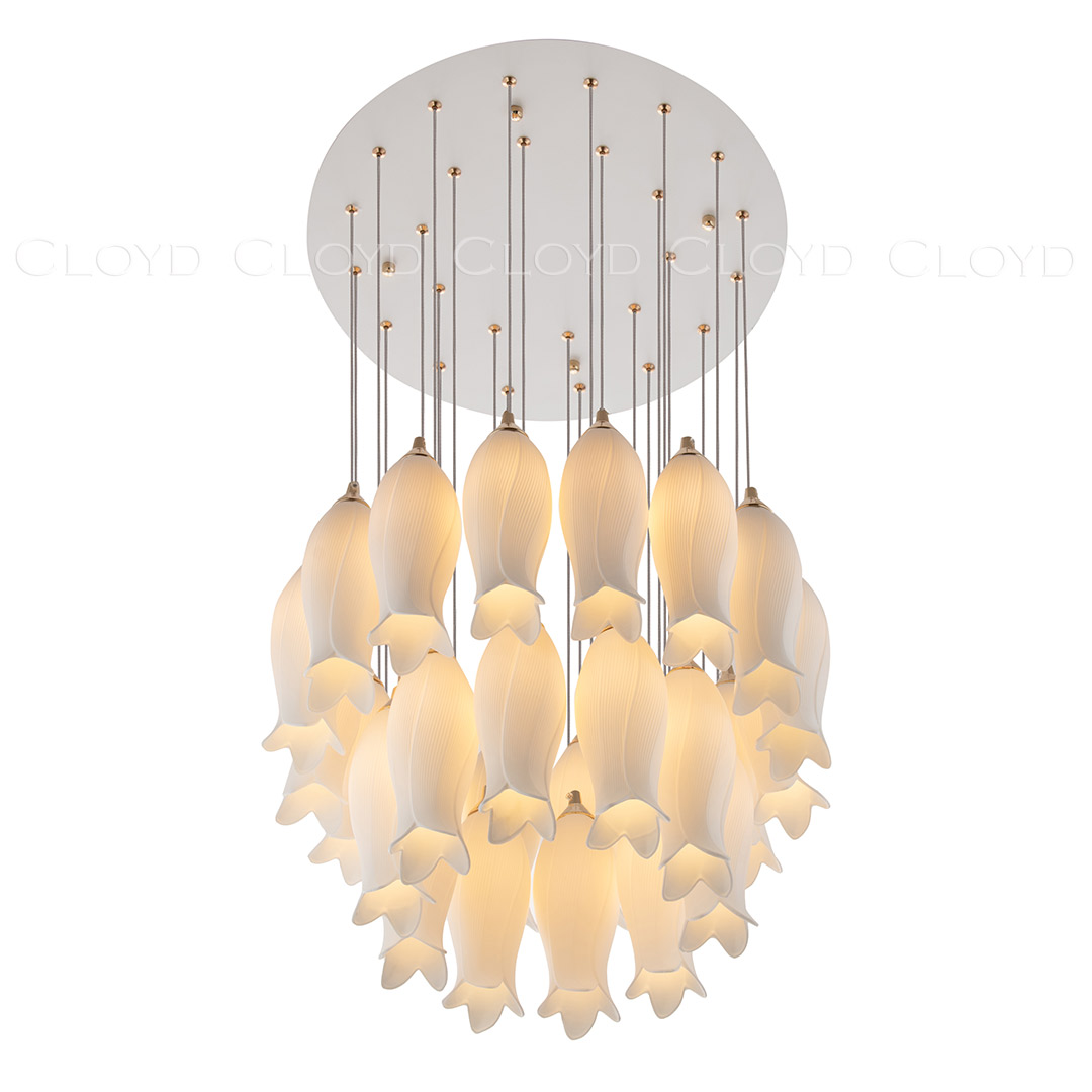 Подвесная люстра флористика Cloyd Argana 11235