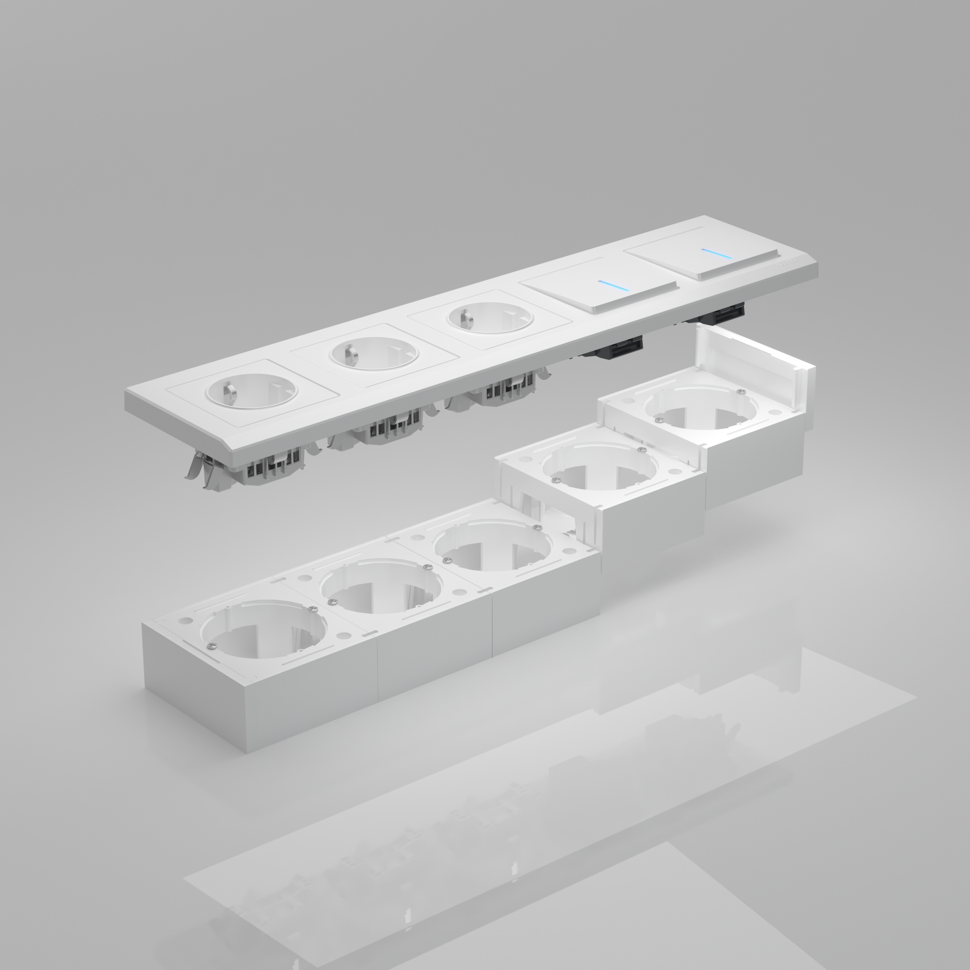 Коробка для накладного монтажа Werkel 4690389170829 W8000001