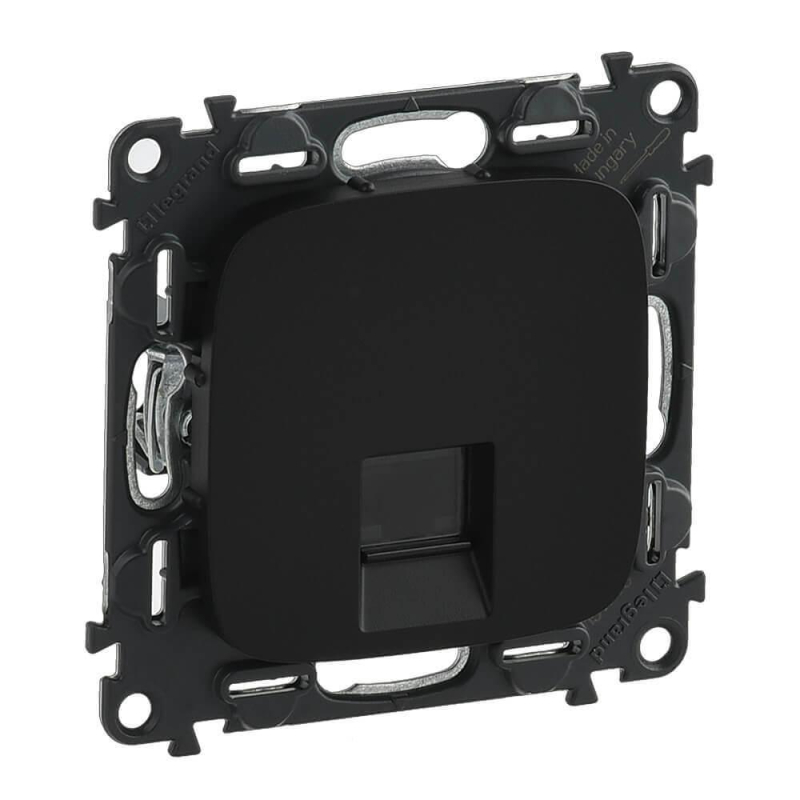 Информационная розетка RJ45 Legrand Valena Allure антрацит 753950