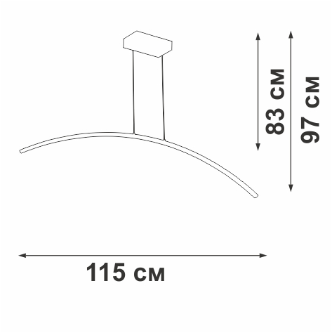 Подвесной светильник Vitaluce V2709-1/1S