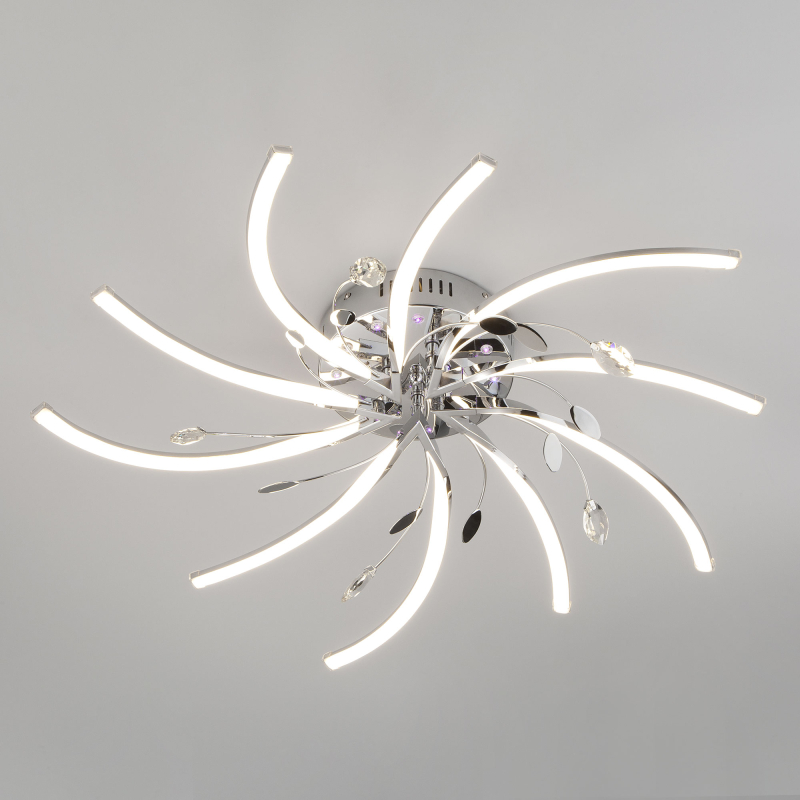 Потолочный светильник Eurosvet Windmill 90125/10 хром