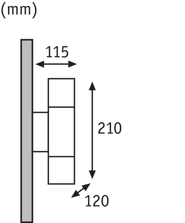 Уличный настенный светодиодный светильник Paulmann Special Line Flame 18005