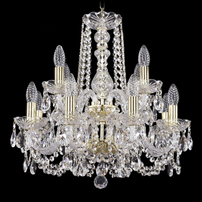 Подвесная люстра Bohemia Ivele 1402/8+4/160/2d/G