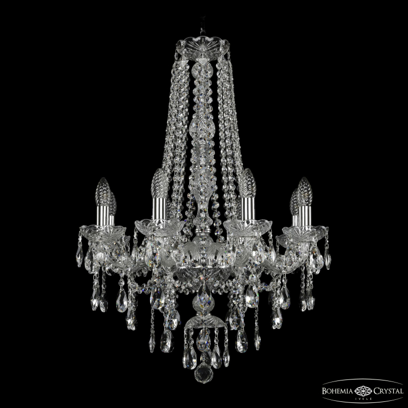 Подвесная люстра Bohemia Ivele Crystal 1415/8/200/h-76 Ni