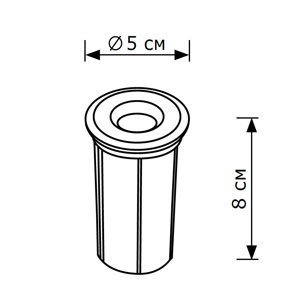 Грунтовый светильник LightHall Picco S LH062021